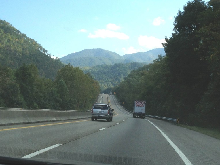 SMOKIES FROM BREND'S CAMERA IN CAR - brighter