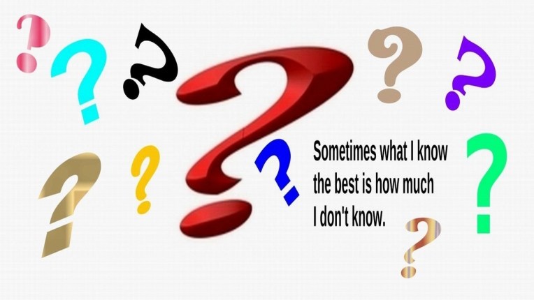 QUESTION MARKS - QUOTE