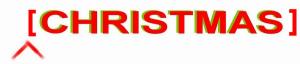 CHRISTMAS SIGN