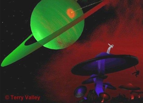 TERRY'S GREEN PLANET 2 -CROPPED TOP