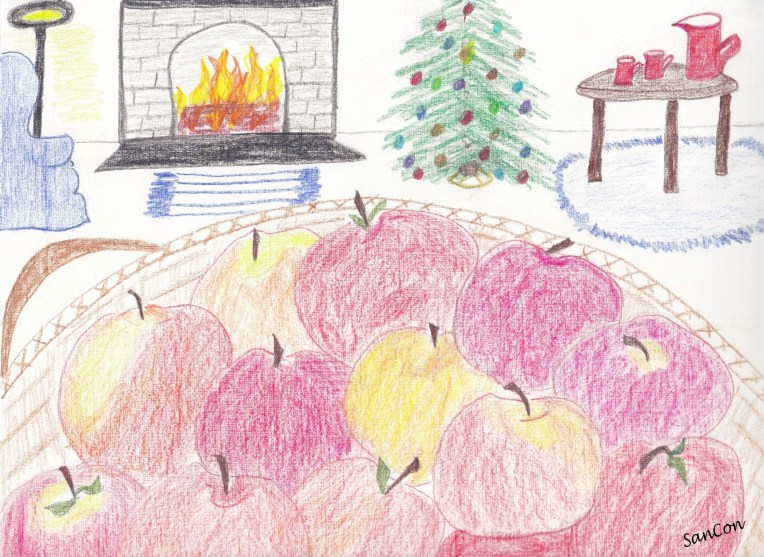 APPLES AT CHRISTMAS - NO EDIT - w. credits