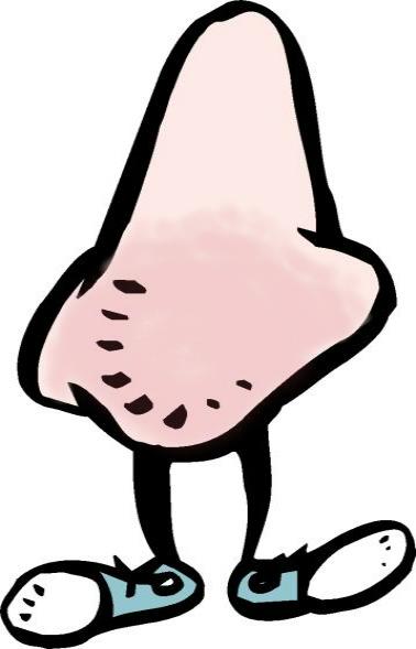 NOSE WITH LEGS - RED TIP