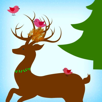 REINDEER W. BIRDS NEST - BETTER EYE - NEUTRAL PICKER