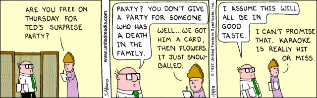 Morning Story and Dilbert