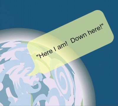 WORLD GLOBE ABSTRACT BLUE with bubble