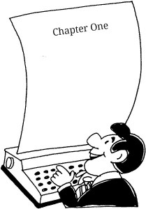 MAN TYPING HUGE PAGE - CHAPTER TEXT ONLY