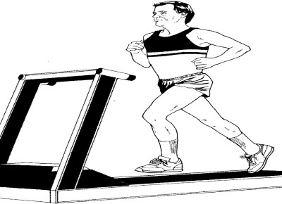 MAN ON TRACK MACHINE