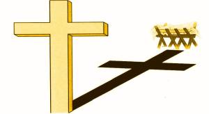 MANGER AND CROSS - NO WORDS gold