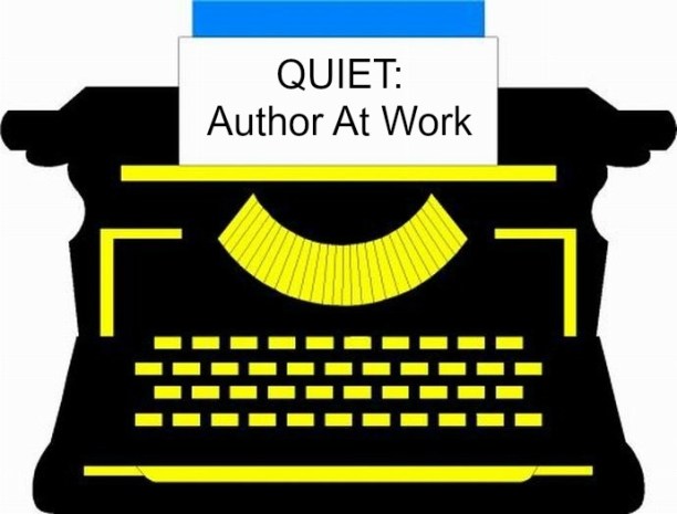 BLACK TYPEWRITER w. quiet