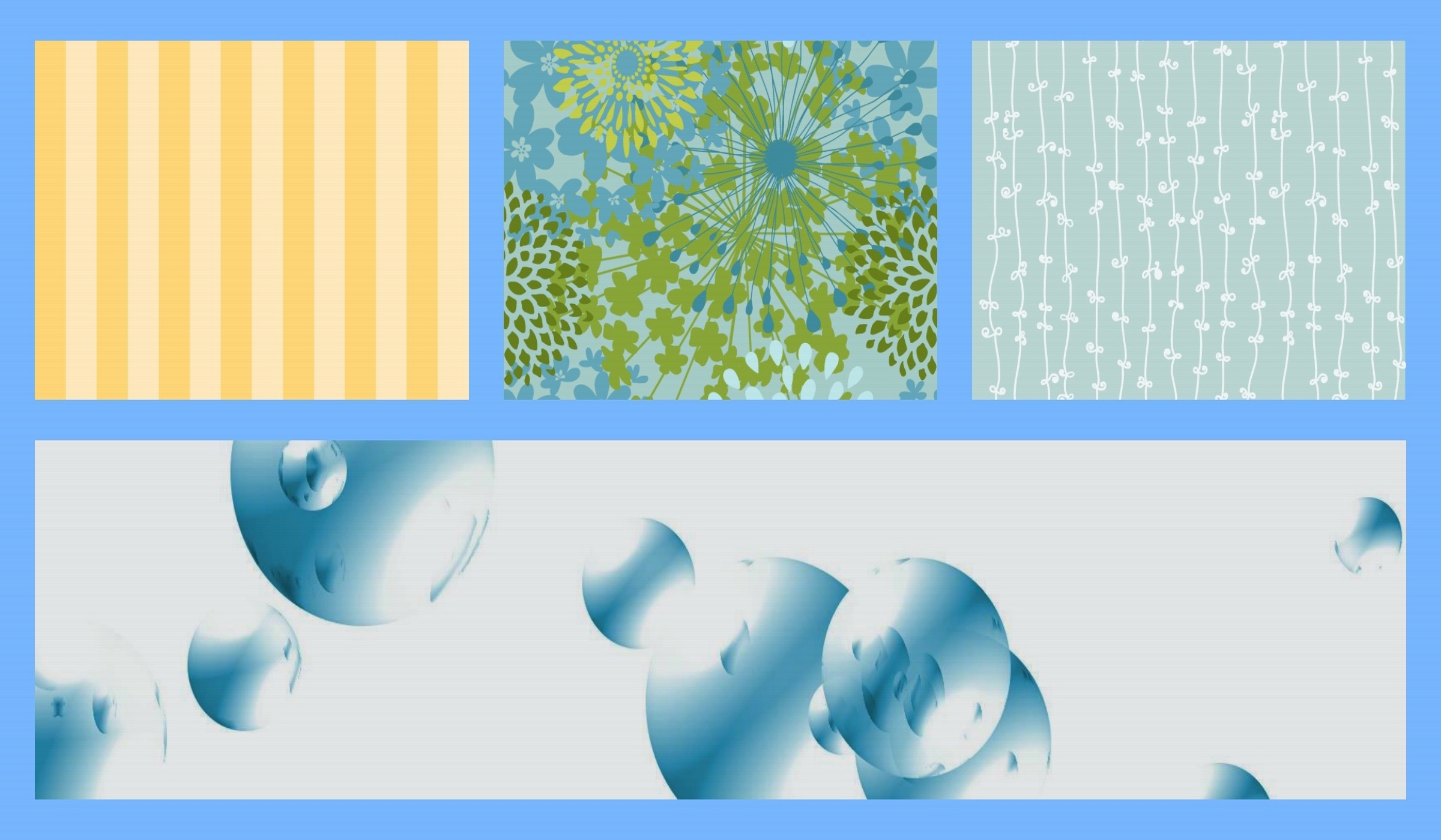 CREATION COLLAGE - BLUE