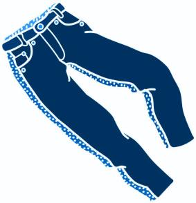 JEANS PUB. DOMAIN WHITE