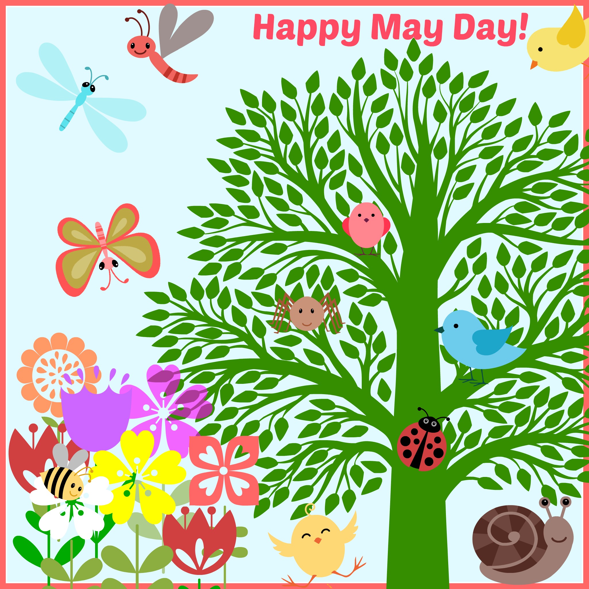 HAPPY MAY DAY W. FRAME