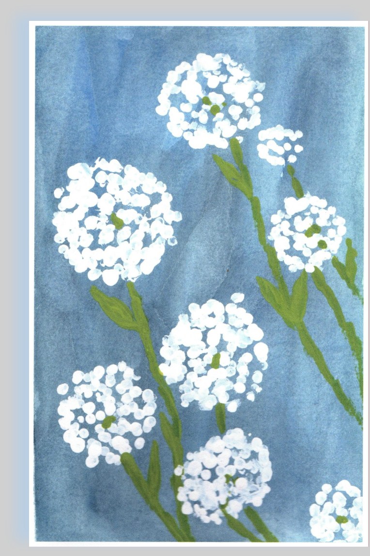 DANDELION FLOWER CARD AS PIC w. shadow