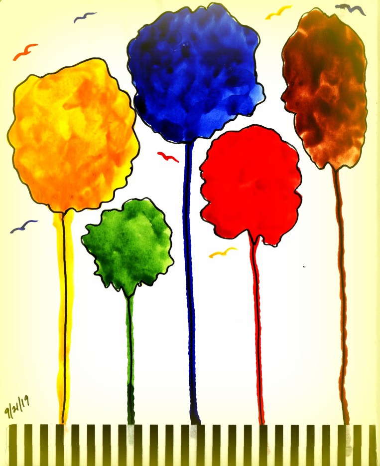 RAINBOW FOREST w. shading