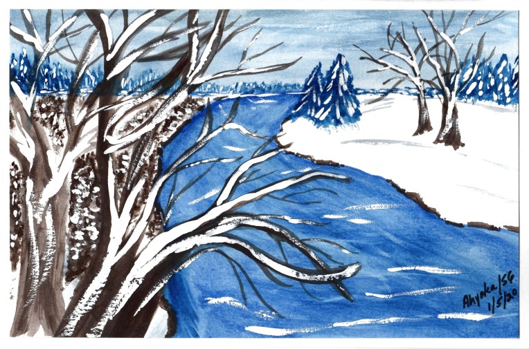 WINTER RIVER FOR TERRY - LIGHTER